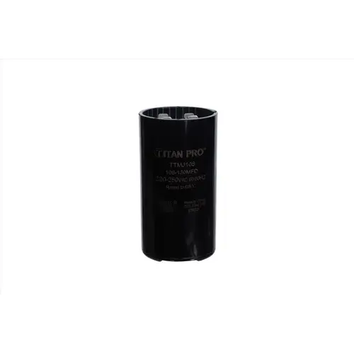 TITAN TTMJ108 Round Start Capacitor 108-130 MFD 250 V
