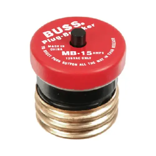 BUSSMANN FUSES BP/MB-15 15A 125V Time-Delay Mini-Breaker