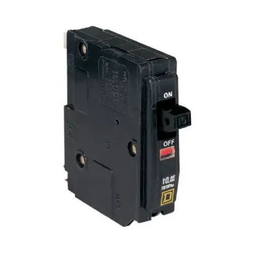 Square D QO140CP QO Circuit Breaker, Mini, 40 A, 1 -Pole, 120/240 VAC, 48 VDC, Fixed Trip, Plug Mounting