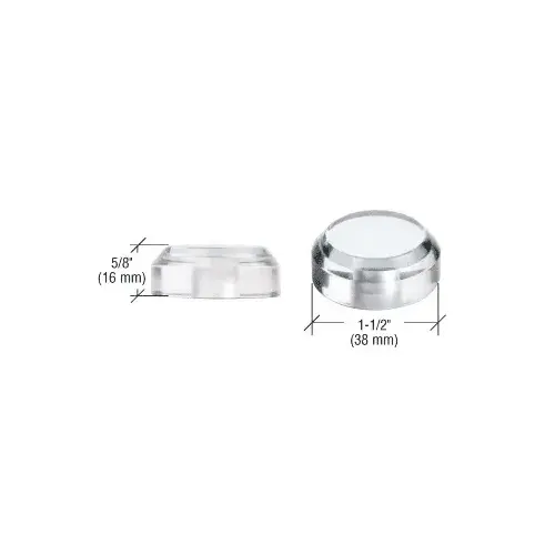 CRL DKR112 Clear Acrylic Mirror Dimmer Knob