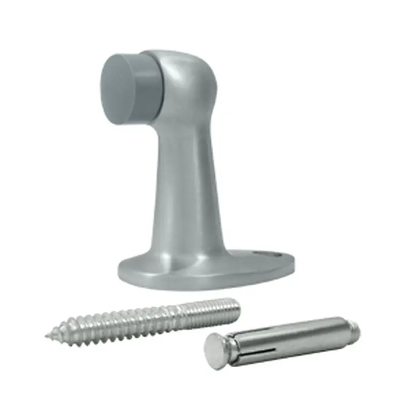 Gooseneck Floor Door StopBrushed Chrome