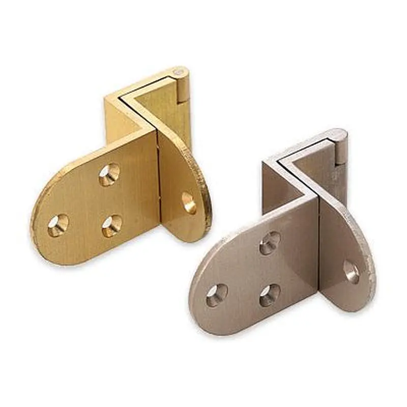 Overlay Hinge for Frameless CabinetsSatin Brass