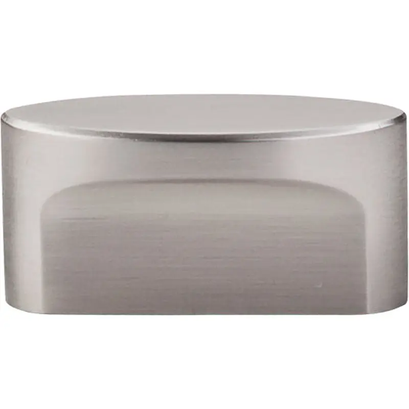 Oval Slot KnobBrushed Satin Nickel / 3/4" (19mm)