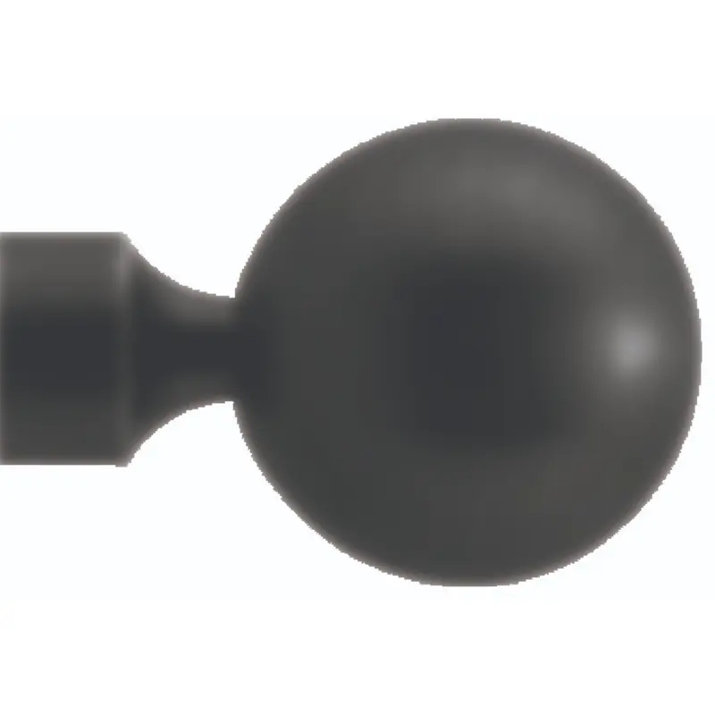 Ball Finial 30mm-black Matte