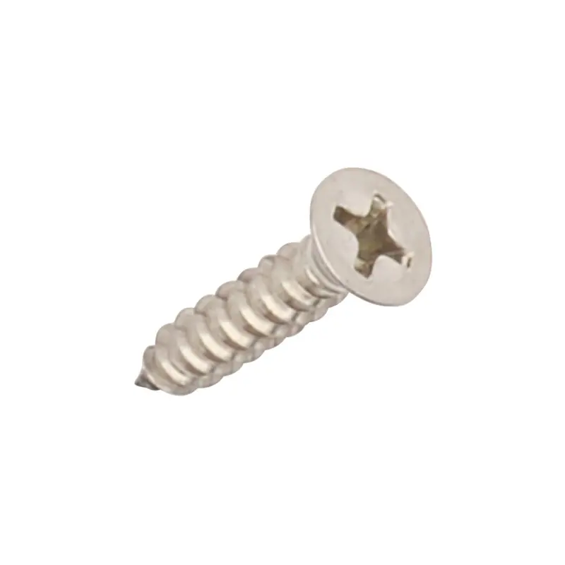 Stainless Steel Flat Head Philips Screws, 100 Pack#4 / 1/2"