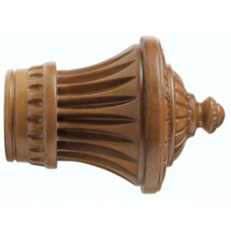 2" Wood Trends Charleston Finial - 820 - Estate Oak