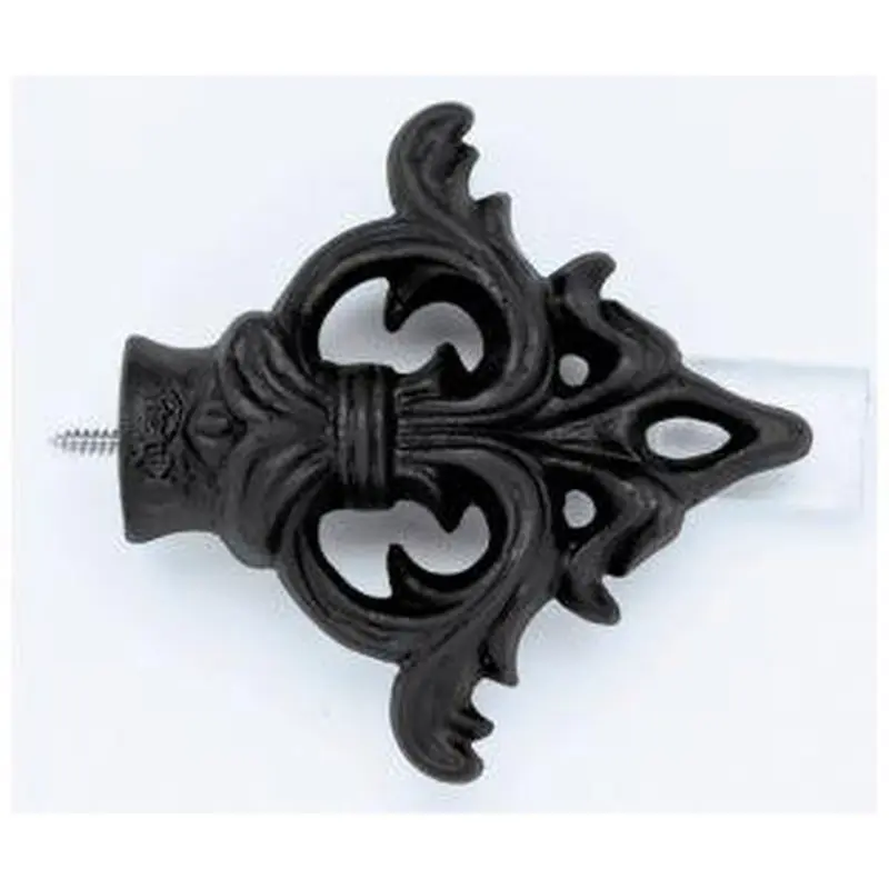 Acanthus Arrow Arrow Finial With Plug - Black - 770
