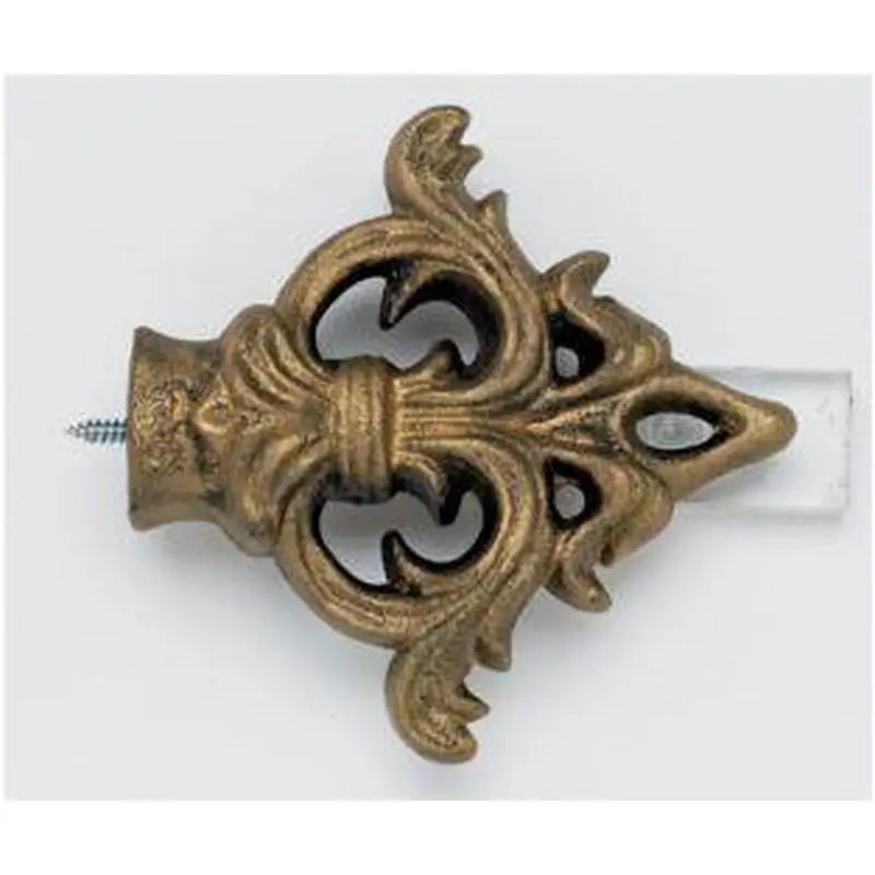 Acanthus Arrow Arrow Finial With Plug - Iron Gold - 801
