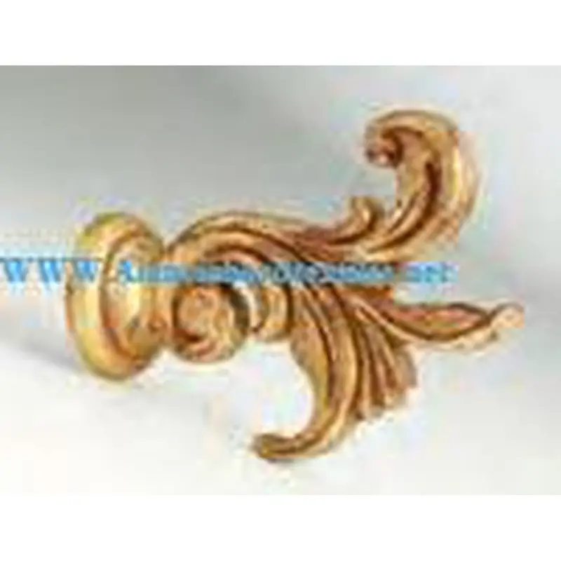 Buckingham Leaf Dance Finial for 3" Pole (pair)