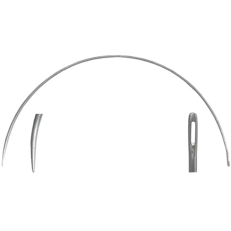 C.S. Osborne 3-1/2" 16 Gauge Curved Round Point Heavy Needles 12/box