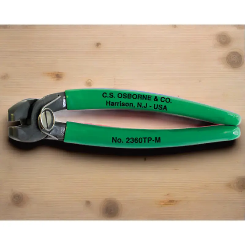 C.S. Osborne Hog Ring Pliers Bent # 2360TP-M - Closing Spring