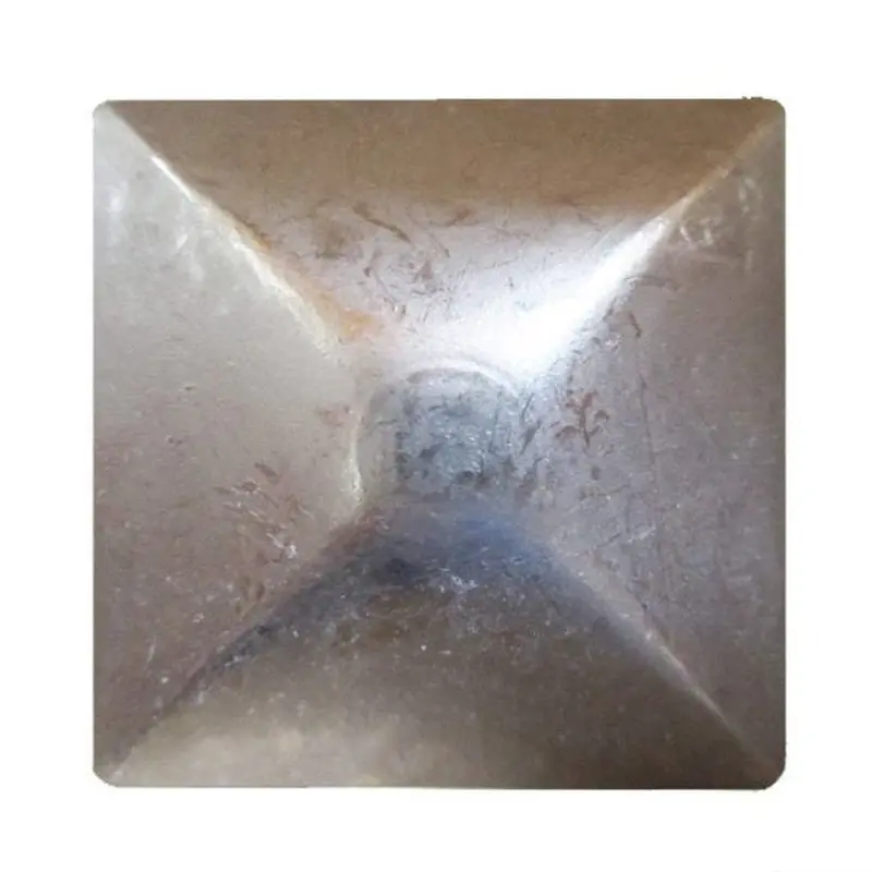 Glazed Pewter #87 Square Nail 25/Box Head Size: 1.125" Nail length: 3/4"