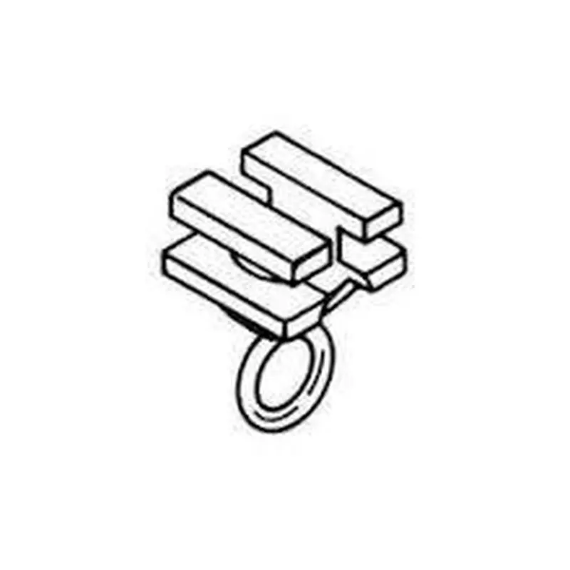 Kirsch Architrac Snap-in Slide - For 9000 Series -100 Per Box