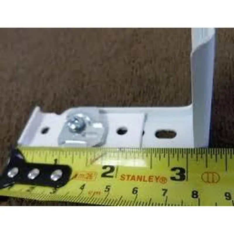 Kirsch Architrac Wall Bracket - 3-1/2" - 4-1/2" Return - 94132White