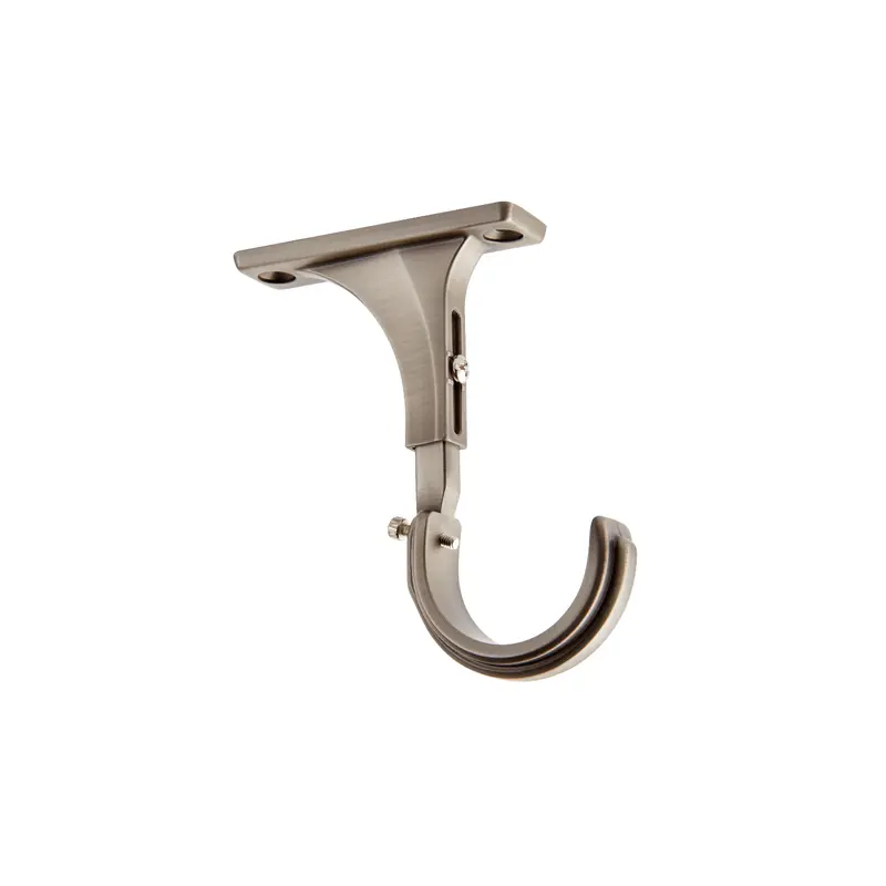 Kirsch Metal 2-5/8 To 3-5/8" Drop Decorative Ceiling Bracket - Various ColorsAntique Silver