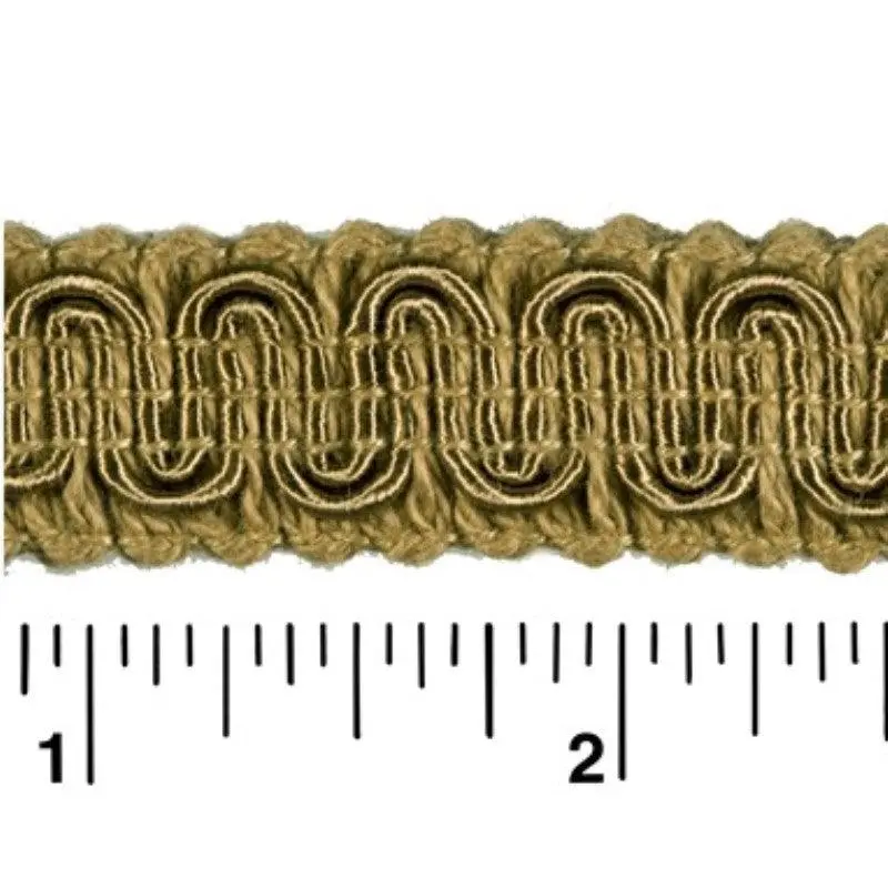 Rayon Scroll Gimp - E16 Camel 36 Yards