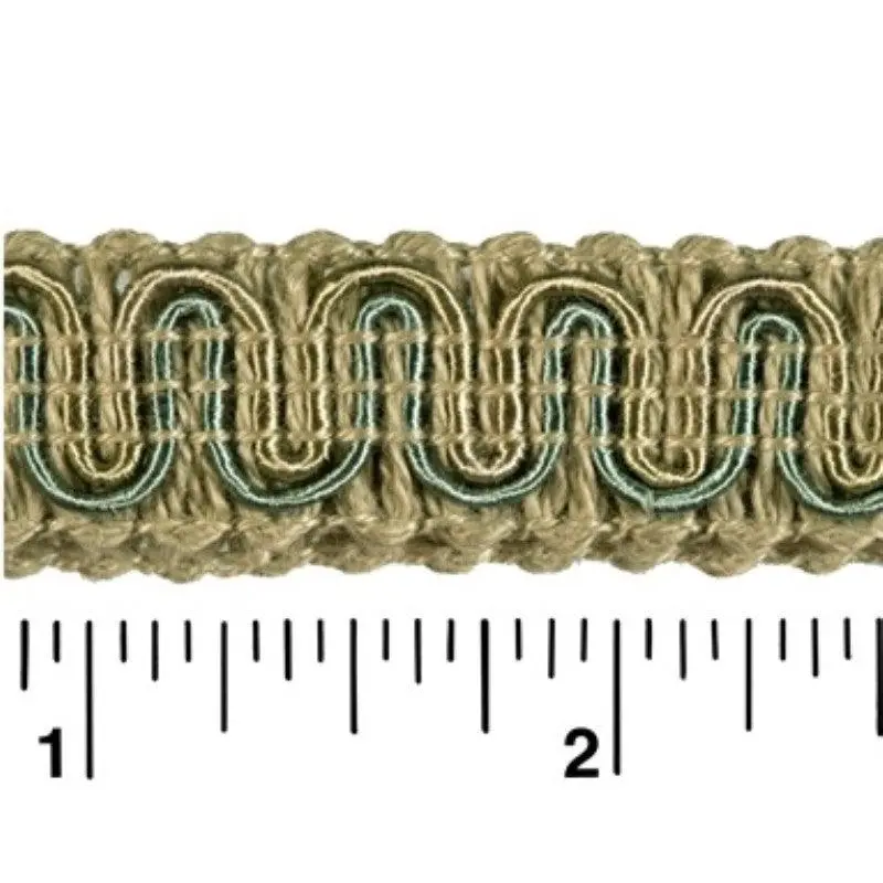 Rayon Scroll Gimp - PR10 Aquamarine 36 Yards