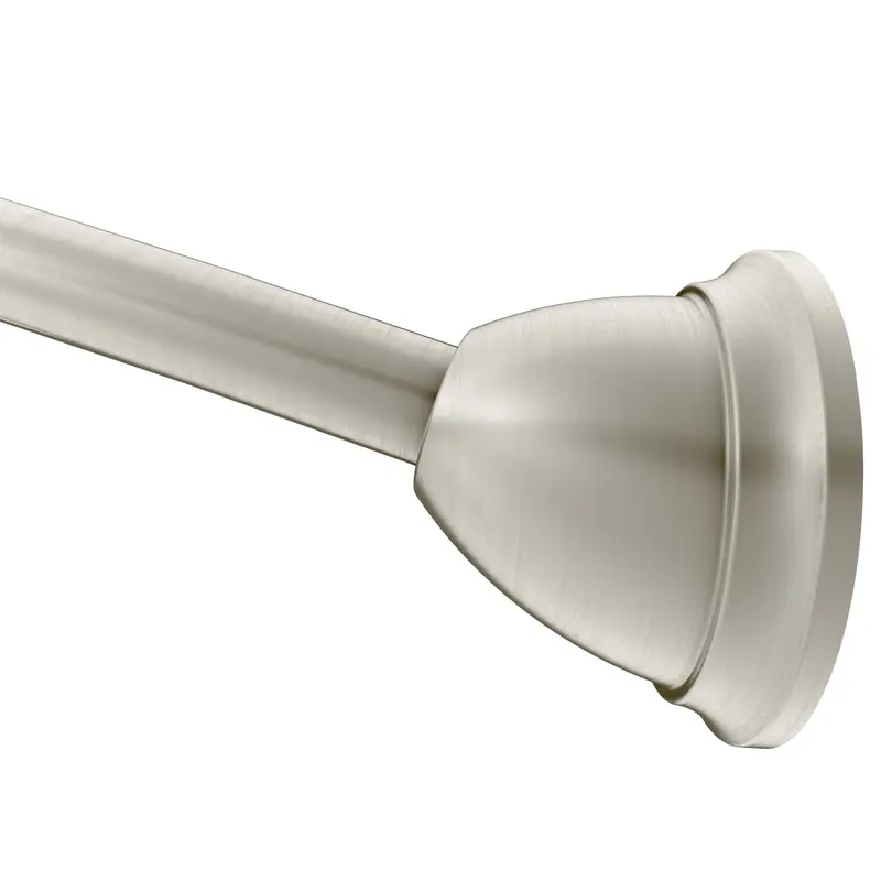 Curved Shower Rods Curved Shower Rod with Magnetix Chrome Tension or Permanent MountChrome