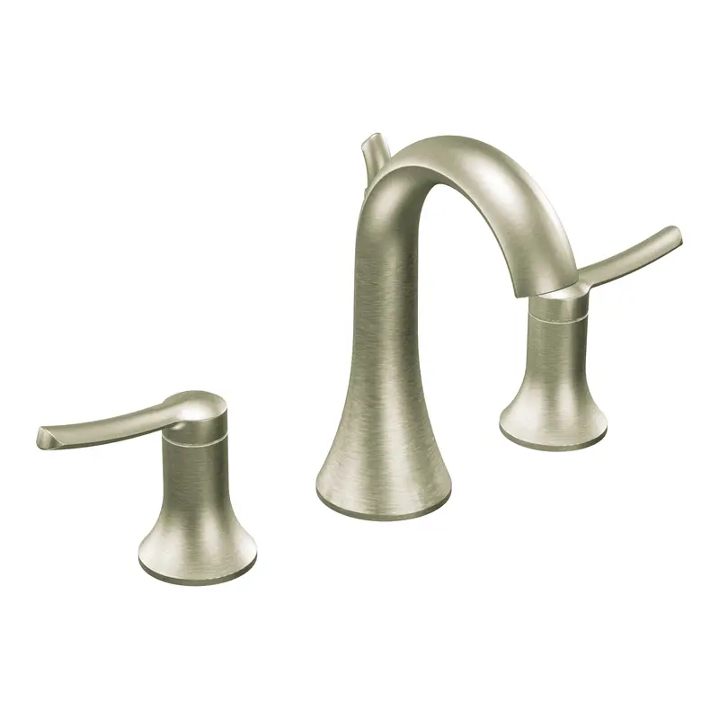 Fina Chrome Two-Handle High Arc Bathroom FaucetChrome