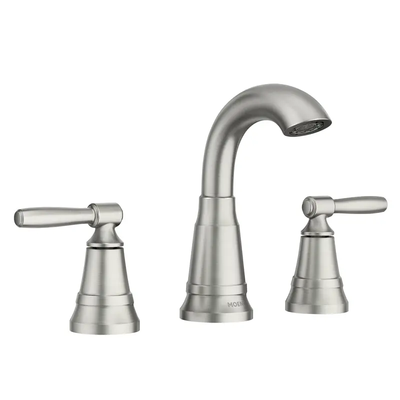 Halle Two-Handle Widespread Bathroom Sink FaucetSpot Resist Brushed Nickel