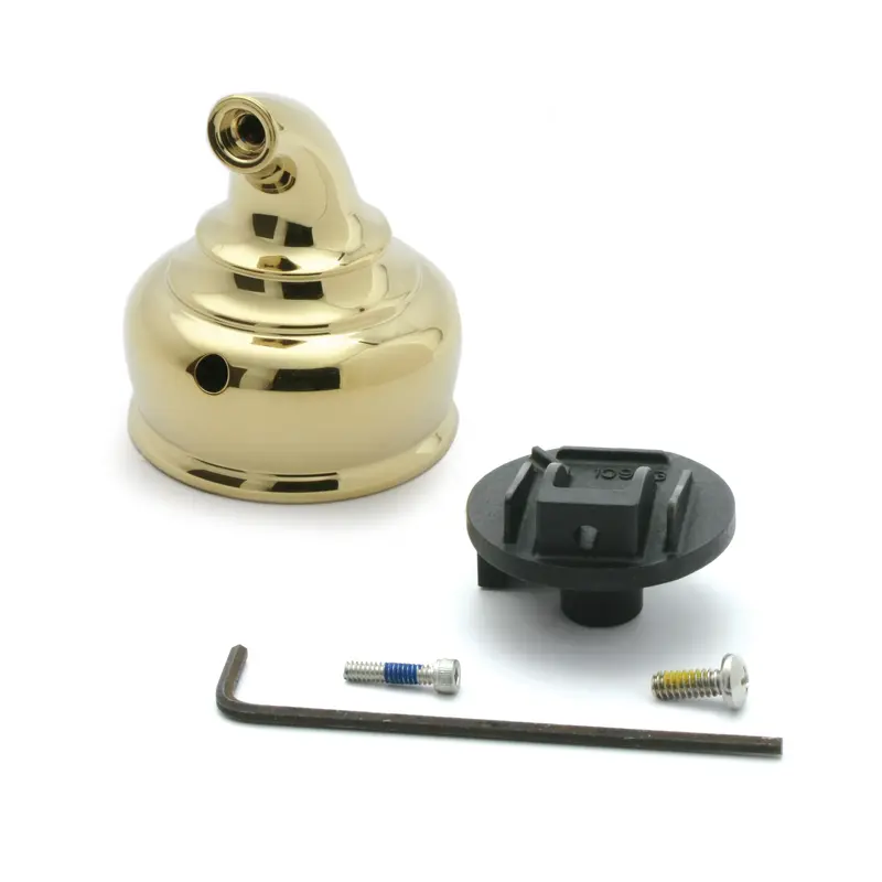 Monticello Handle Hub KitPolished Brass