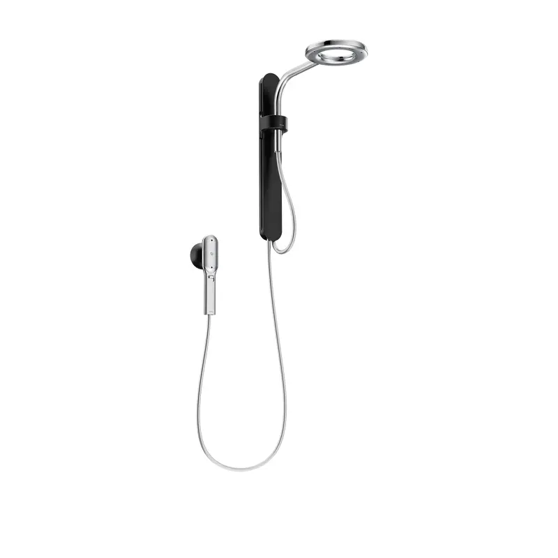 Moen Spa Shower Matte Black Two-Function 7.9" Diameter Spray Head Standard With HandshowerMatte Black