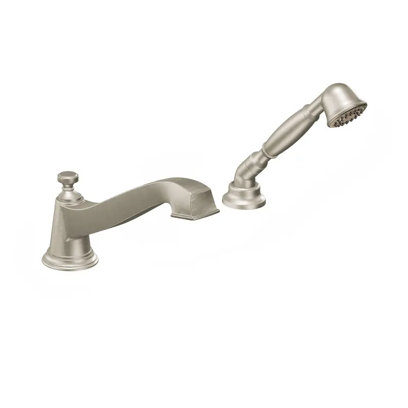 Rothbury Chrome low arc roman tub faucet includes hand shower IoDIGITAL(R) technologyChrome