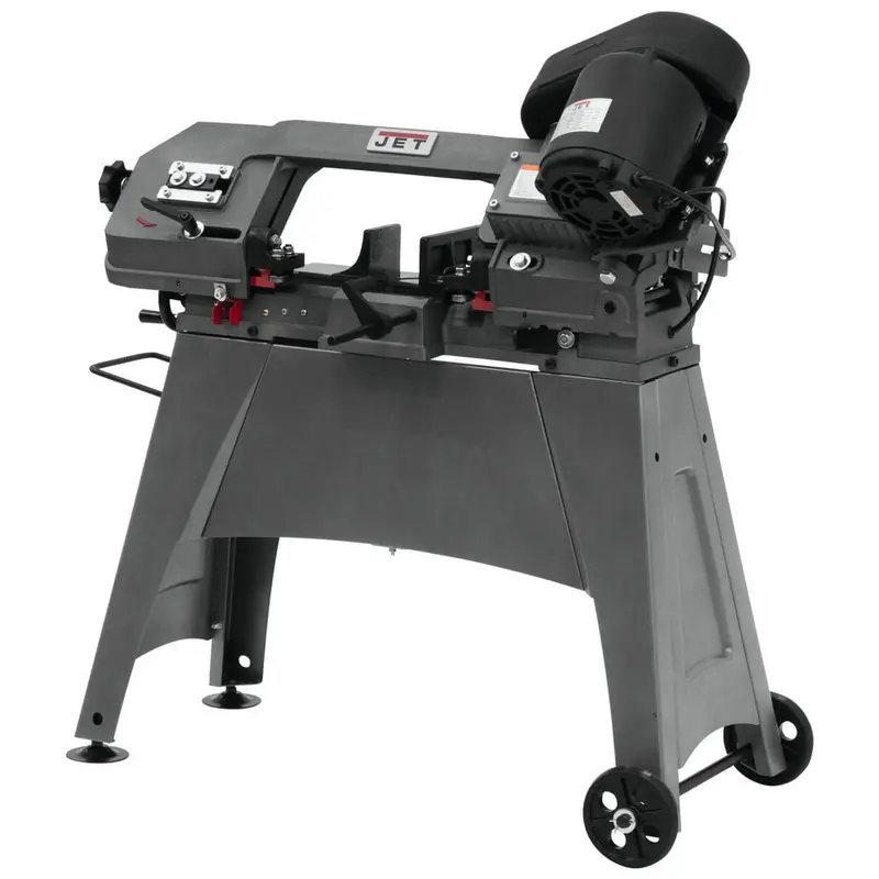 1/2 HP 5 in. x 6 in. Metalworking Horizontal and Vertical Band Saw with Open Stand, 3-Speed, 115/230-Volt, HVBS-56M115 / each