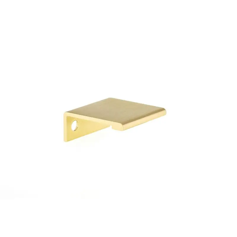 1 in. (25 mm) Satin Gold Contemporary Drawer Edge Pull0.0096 / each