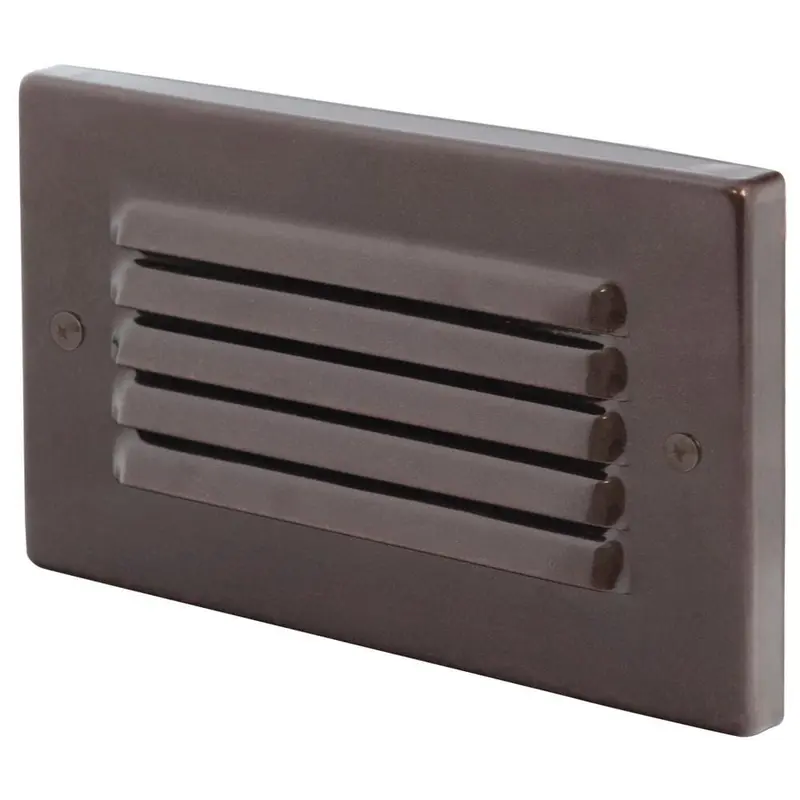 1-Light Bronze Integrated LED Horizontal Deck Step Light15.3 oz / each