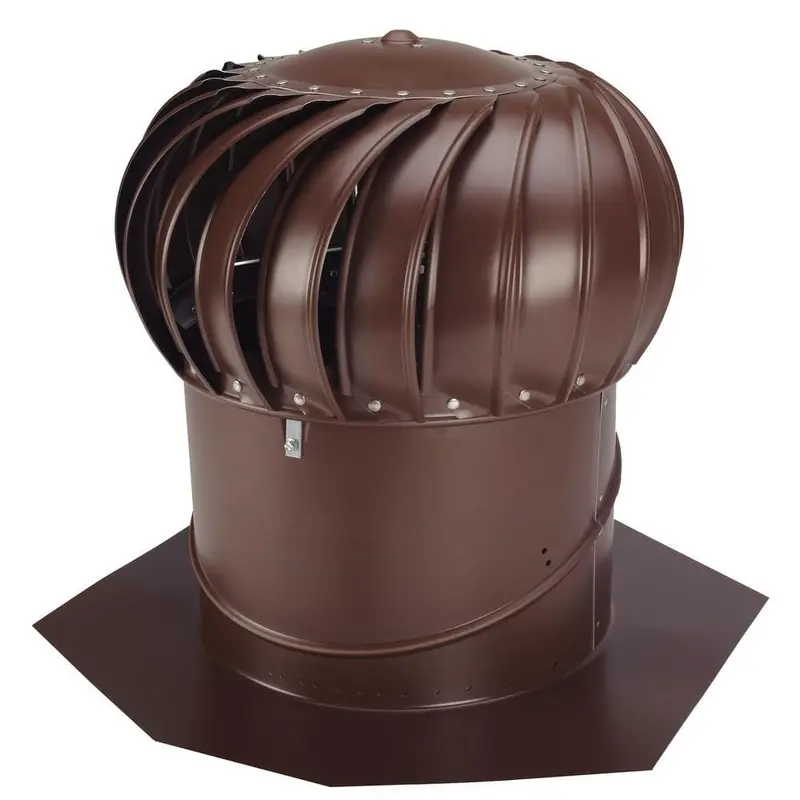 14 in. Brown Aluminum Internally Braced Whirlybird Wind Turbine8 / each