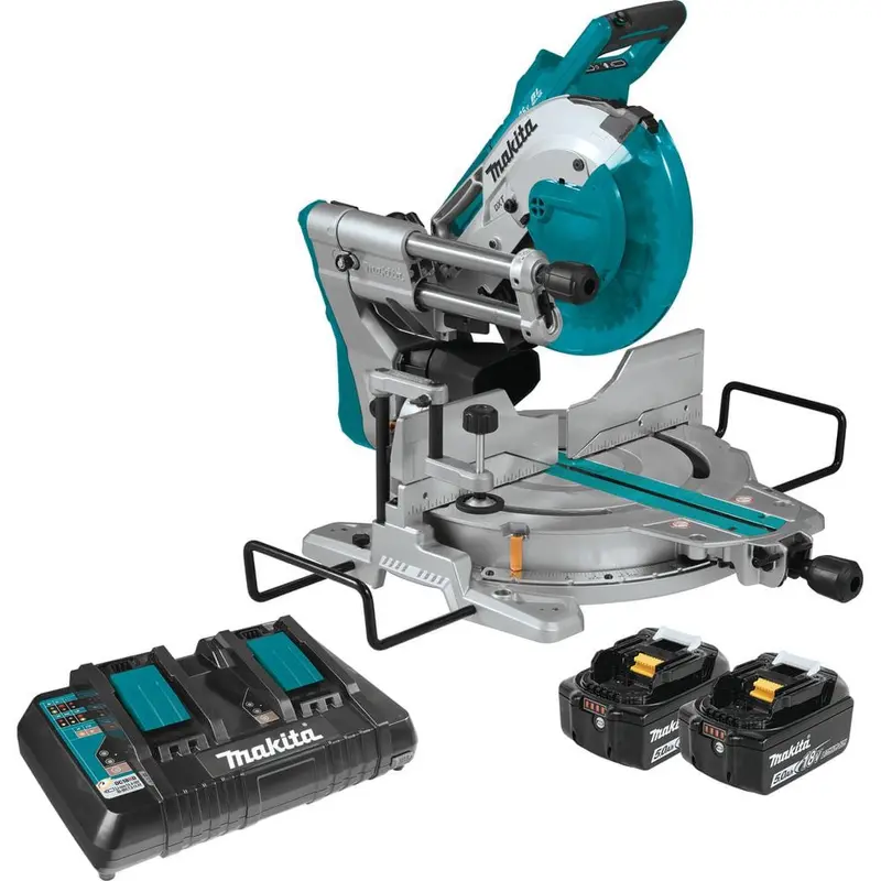 18-Volt 5.0Ah X2 LXT Lithium-Ion (36V) Brushless Cordless 10 in. Dual-Bevel Sliding Compound Miter Saw with Laser Kit2 Batteries & Charger Included / 44