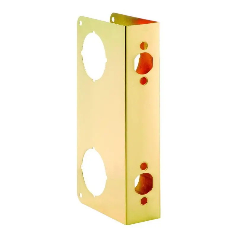 2-3/4 in. x 1-3/4 in. Solid Brass Door Reinforcer