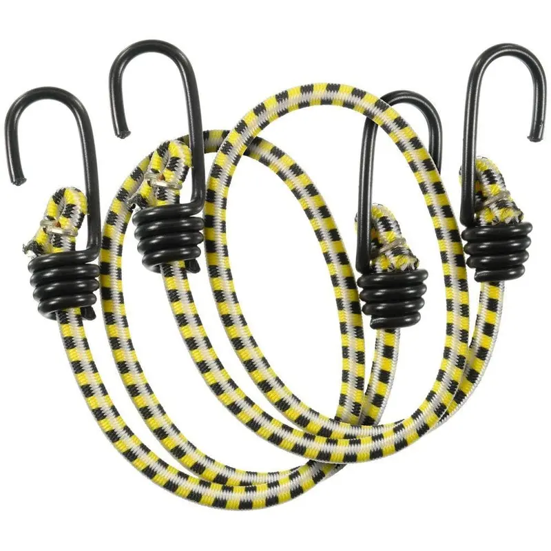 24 in. Bungee Cord with Coated Hooks (2-Pack)