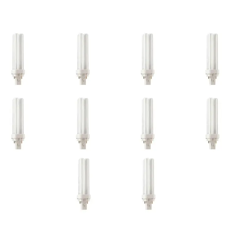 26-Watt G24d-3 CFLni 2-Pin Light Bulb Cool White (4100K) (10-Pack)0.20 / case