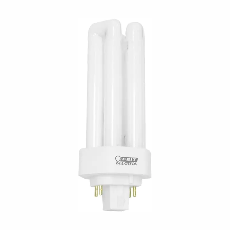 26W Equiv PL CFLNI Triple Tube 4-Pin Plug-in GX24Q-3 Base Compact Fluorescent CFL Light Bulb, Cool White 4100K (50-Pack)1 / package