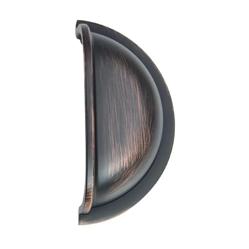 3 in. (76 mm) Center-to-Center Oil Rubbed Bronze Traditional Bin Cup Drawer Pull (25-Pack)2.82 / package