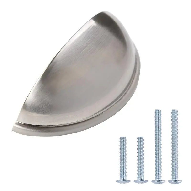 3 in. (76 mm) Center-to-Center Satin Nickel Bin Cup Drawer Pull (10-Pack)1.14 / package