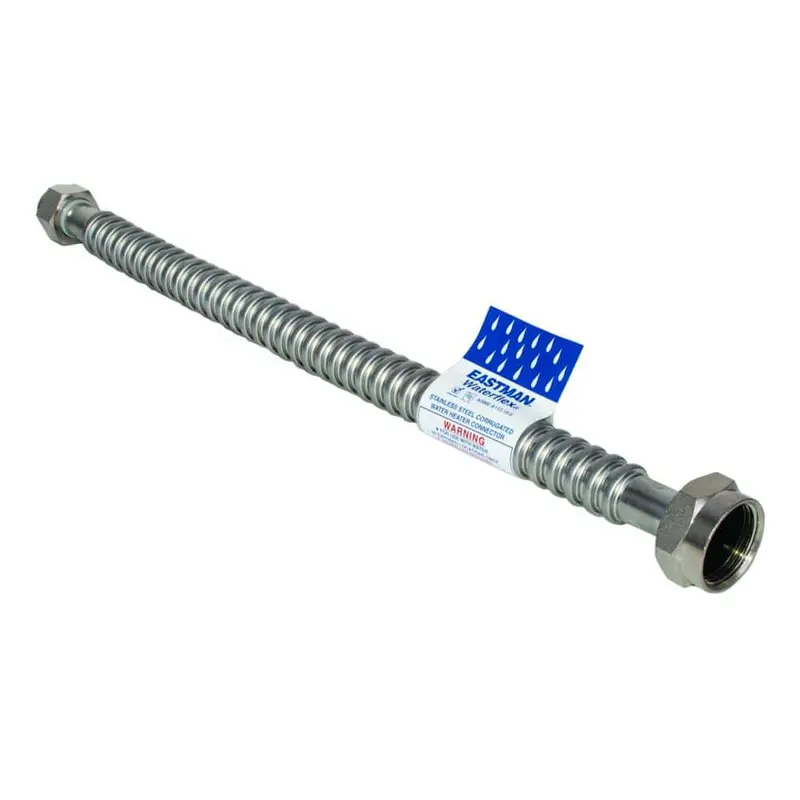 3/4 in. FIP x 1 in. FIP x 24 in. Corrugated Stainless Steel Water Heater Connector0.52 / each
