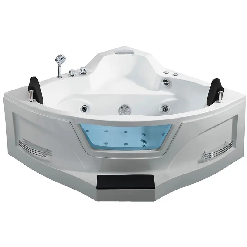 5 ft. Right Drain Corner Alcove Whirlpool Bathtub in White