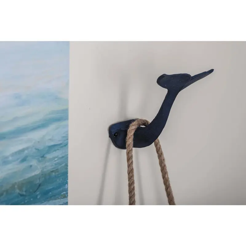 5 in. x 6 in. Coastal-Living Iron Fluke Wall Hooks in Distressed Finish (4-Pack)0.8 / each