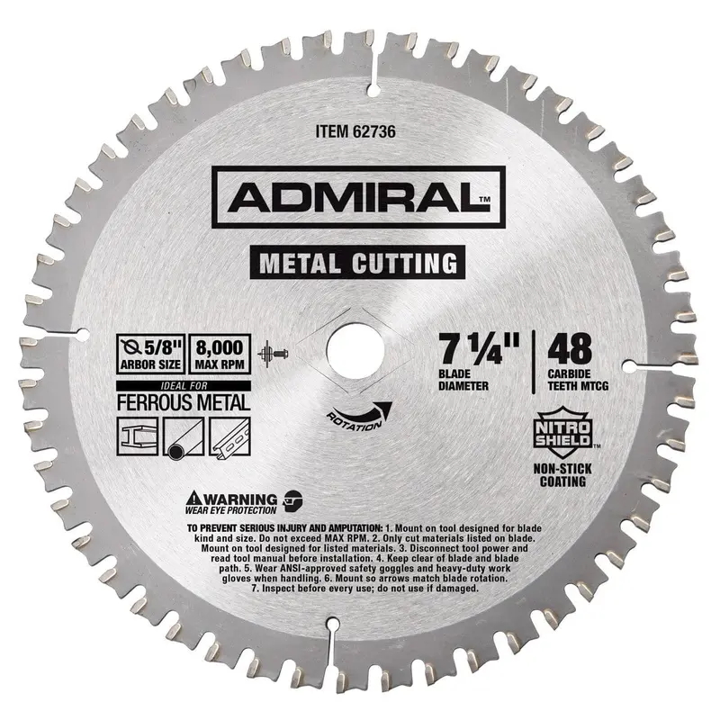 7-1/4 in. 48T Metal Cutting Circular Saw Blade