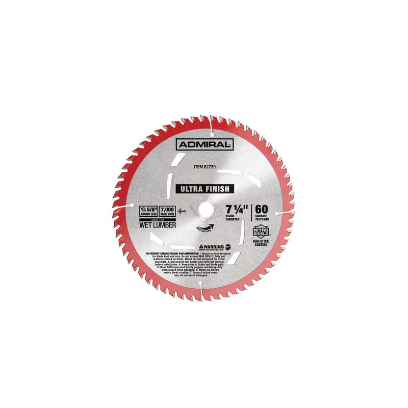 7-1/4 in. 60T Ultra Finish Circular Saw Blade