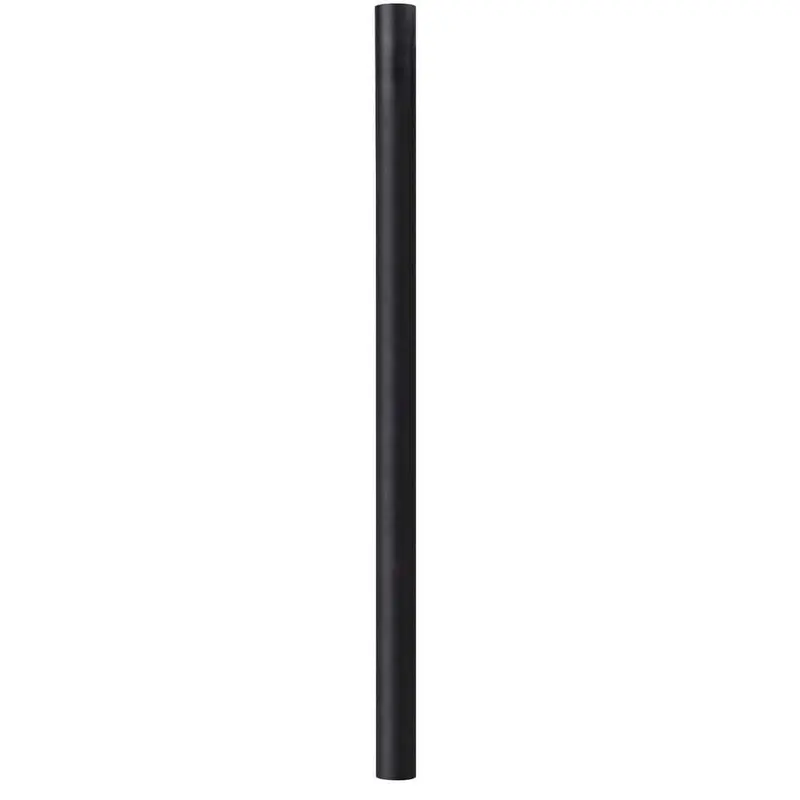 7 ft. Black Outdoor Direct Burial Aluminum Lamp Post fits Most Standard 3 in. Post Top Fixtures Includes Inlet Hole7 / each