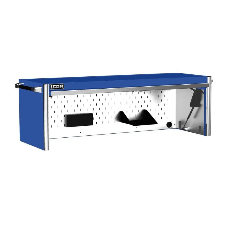 73 in.  Professional Work Center Hutch - Blue