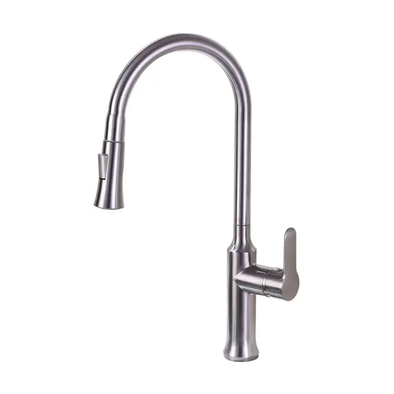 8.27 in. Single-Handle Pull-Down Sprayer Kitchen Faucet in Brushed Nickel3.0 / each