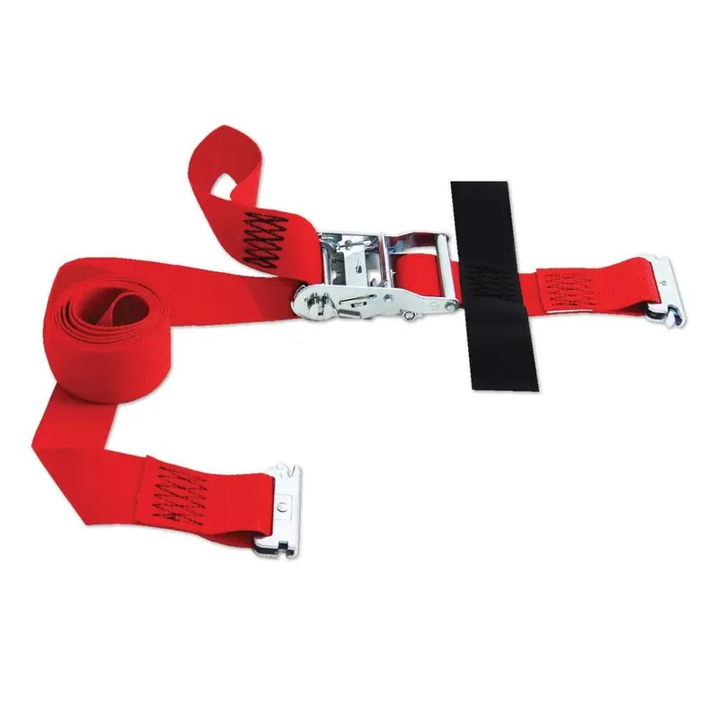8 ft. x 2 in. Logistic E-Strap with Ratchet in Red