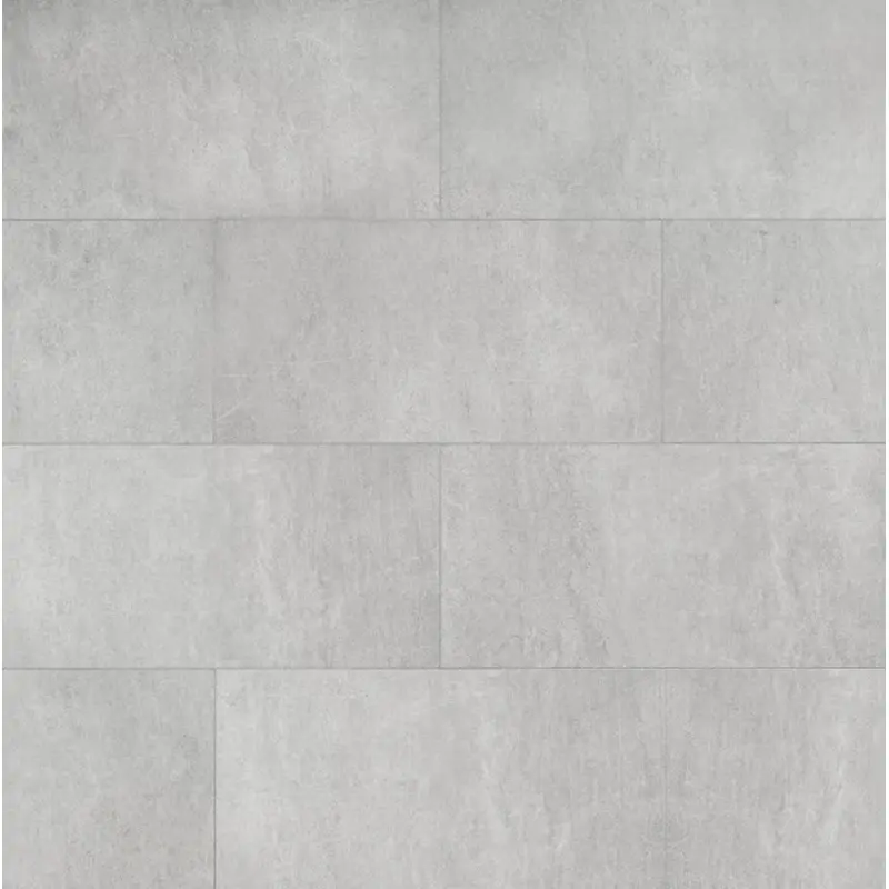 A&A Surfaces Clovis Grey 3 MIL x 12 in. W x 24 in. L Click Lock Waterproof Luxury Vinyl Plank Flooring15.5 sq. ft./case
