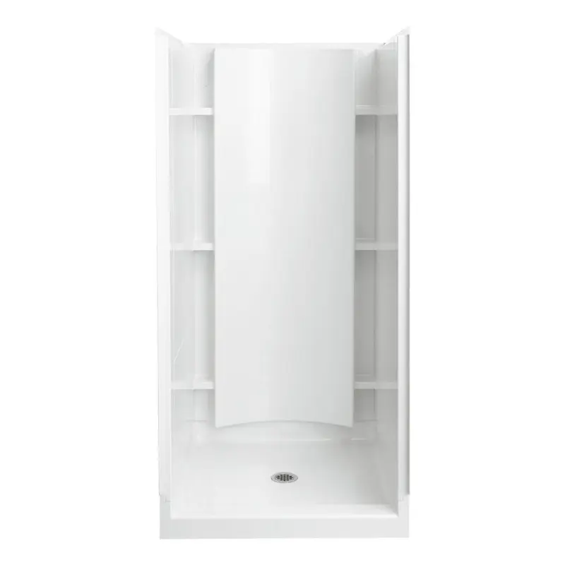 Accord 36 in. x 36 in. x 75-3/4 in. Shower Kit in WhiteWhite / Center / 158.0