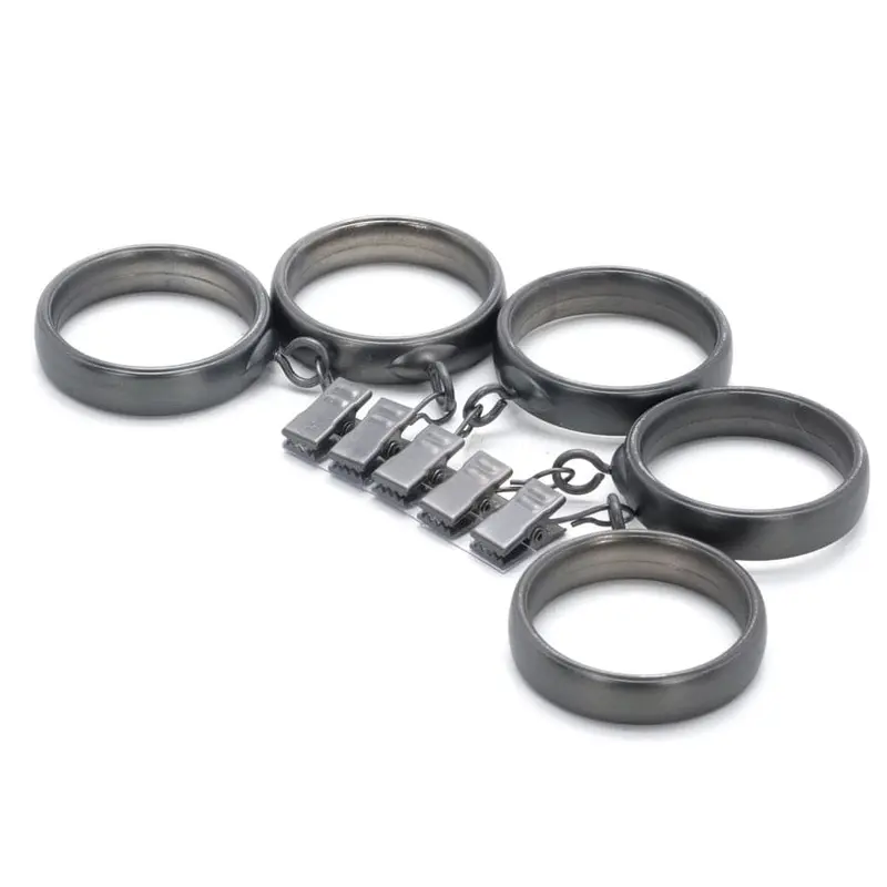 allen   roth 10-Pack 1-in Gray Curtain Ring